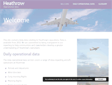 Tablet Screenshot of heathrowoperationaldata.com